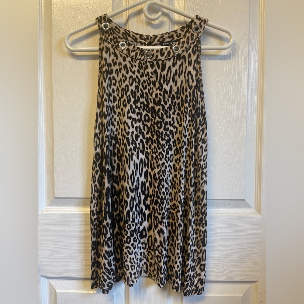 Leopard Print Tank Top
